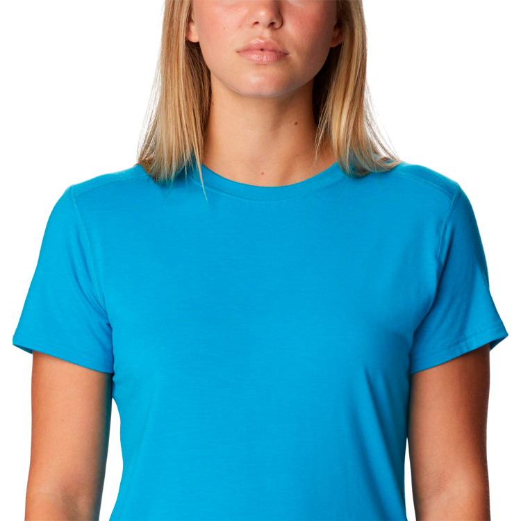 Tricou Columbia W Endless Trail Running Tech Tee / Femei / XS / Albastru deschis photo 3